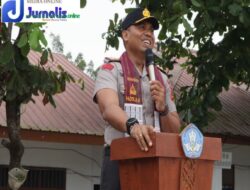 Kapolres Toba AKBP Vinsensius Jimmy Parapaga, S.I.K., Memberikan Arahan Kepada Siswa Siswi Negeri 1 Uluan Terkait Pencegahan Bullying