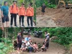 Pemerintah Kabupaten Nias Selatan Lakukan Monitoring Penanganan Longsor Di Desa Sinar