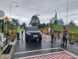 Jelang Pergantian Tahun, Sat Pam Obvit Polres Toba Gelar Pengamanan Obyek Vital Dan Patroli Pengurai Kemacetan