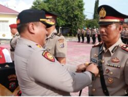 Sejumlah Kasat Di Polres Nias Selatan Serah Terima Jabatan