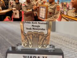 Kapolda Aceh Berikan Penghargaan Ke Polres Aceh Tenggara