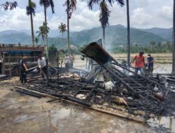 Si Jago Merah Lalap Satu Unit Rumah Warga Di Lawe Alas