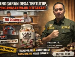 Kades Tak Renspon Saat Dikonfirmasi: Ketua DPD AKPERSI Kepri Menilai Ada Dugaan Pembangkangan Hukum Dan Beberapa Pejabat Publik Berpeluang Dilaporkan Ke KPK
