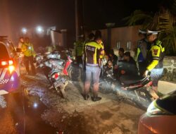 Sat Lantas Polres Humbahas Gerak Cepat Bubarkan Kerumunan Remaja Diduga Balap Liar