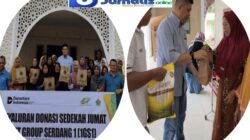 PTPN IV Regional Unit Group Serdang 1 Kebun Gunung Pamela Salurkan Bantuan Sedekah Jumat