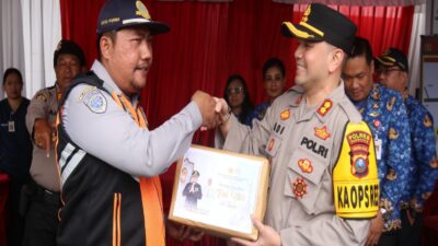 Optimalkan Pengamanan Lebaran, Kapolres Humbahas Kunjungi Pos Pam Dan Pos Yan