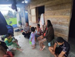 Humanis Dan Preventif, Sat Binmas Humbahas Rutin Sambangi Warga Desa Binaan