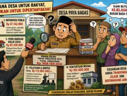 Diduga Tidak Wajar: Dana Desa Paya Bagas Rp908 Juta Disorot, Publikasi Rp47 Juta Dan Modal Rp182 Juta Dipertanyakan