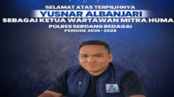 CEO Arkamedia.Id.Yusnar Al-Banjari Terpilih Pimpin Unit Mitra Polres Sergai