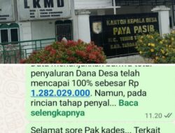 Diduga Berusaha Menutupi Kejanggalan, Kepala Desa Dibawa Tutup Mata Soal Pengelolaan Dana Rp1,28 Milyar