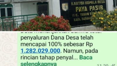 Diduga Berusaha Menutupi Kejanggalan, Kepala Desa Dibawa Tutup Mata Soal Pengelolaan Dana Rp1,28 Milyar
