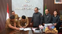 Bupati Humbang Hasundutan Hibahkan Tanah Untuk Pembangunan Kantor Bawaslu