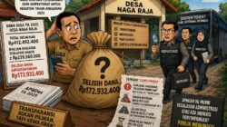 Diduga Banyak Kejanggalan Dan Dana “Hilang” Rp172 Juta Di Dana Desa Naga Raja, Kepala Desa: Pemeriksaan Inspektorat Hari Rabu