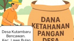 Diduga Dana Ketahanan Pangan Dibagi Merata Pada Warga, PLT Inspektorat Kini Angkat Bicara