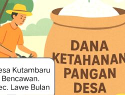 Diduga Dana Ketahanan Pangan Dibagi Merata Pada Warga, PLT Inspektorat Kini Angkat Bicara