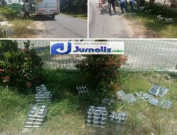 Sopir Mobil MBG Di Sergai Diduga Hobi Balap-balapan, Ugal-ugalan Hingga Muatan Ompreng Berhamburan Di Jalan