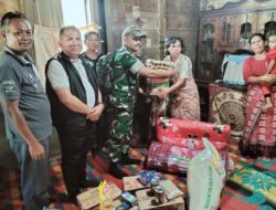 Pemkab Humbang Hasundutan Salurkan Bantuan Sosial Bagi Korban Kebakaran Rumah Di Kecamatan Parlilitan