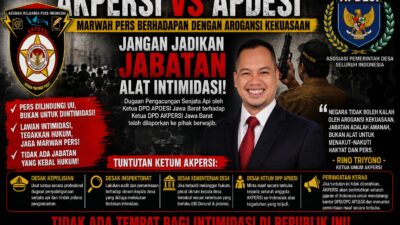 Konflik AKPERSI Dan APDESI Jabar Menguat, AKPERSI: Jangan Ada Pejabat Kebal Hukum