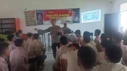 Polres Tebing Tinggi Sosialisasikan Pencegahan Kenakalan Remaja Di SMA Negeri 1 Tebing Syahbandar