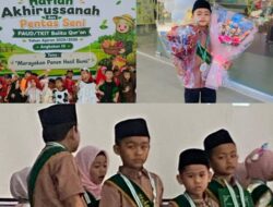 “M Safatar Azra” Bercita – Cita Jadi Pilot, Warnai Sekira 50 Siswa TK Yang Di Wisuda