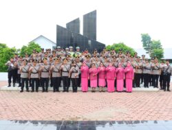 Kapolres Tebing Tinggi Pimpin Ziarah Di Taman Makam Pahlawan, Sambut HUT Bhayangkara Ke- 80