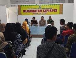 Polsek Sipispis Hadiri Musyawarah Pembentukan Panitia HUT Kemerdekaan RI Ke- 81