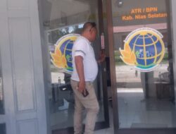Sudah 2 Tahun Berkas Belum Jelas, Masyarakat Minta Kejelasan Layanan BPN Nias Selatan
