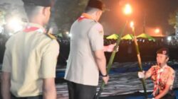 Gubernur Sumut Bersama Bupati Humbahas Hadiri Prosesi Api Unggun Jamdasu XI Di Sibolangit