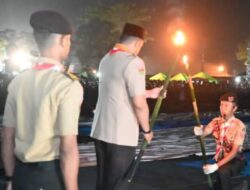 Gubernur Sumut Bersama Bupati Humbahas Hadiri Prosesi Api Unggun Jamdasu XI Di Sibolangit