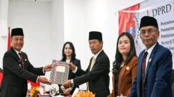 Bupati Humbahas Sampaikan Nota Jawaban Atas 4 Ranperda Ke DPRD
