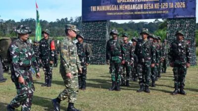 Bupati Humbahas Resmi Buka TMMD Ke-129, Fokus Buka Keterisolasian Jalan Sijarango–Pusuk II