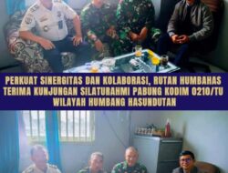 Kolaborasi Dan Perkuat Sinergitas Rutan Humbahas Dengan Kodim 0210/TU Wilayah Humbahas