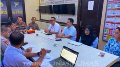 Target Agustus 2027: Polres Nias Dan Dinas PMDK Matangkan Persiapan Pilkades Serentak 98 Desa Gunungsitoli