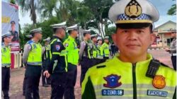 Satlantas Polres Nias Siagakan Personel Amankan Nobar Piala Dunia