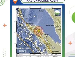 Gempa Magnitudo 5,6 Guncang Gayo Lues, Warga Sempat Panik