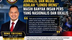 Ketua Umum DPP AKPERSI Ingatkan Presiden Prabowo: Jangan Generalisasi Seluruh Insan Pers, Masih Banyak Yang Nasionalis Dan Idealis    