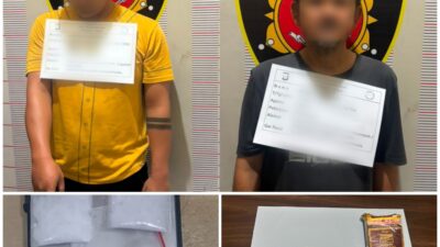 Tim Drugs Wolfa Sat Resnarkoba Polres Toba Amankan 2 Diduga Pengedar Sabu Di Laguboti